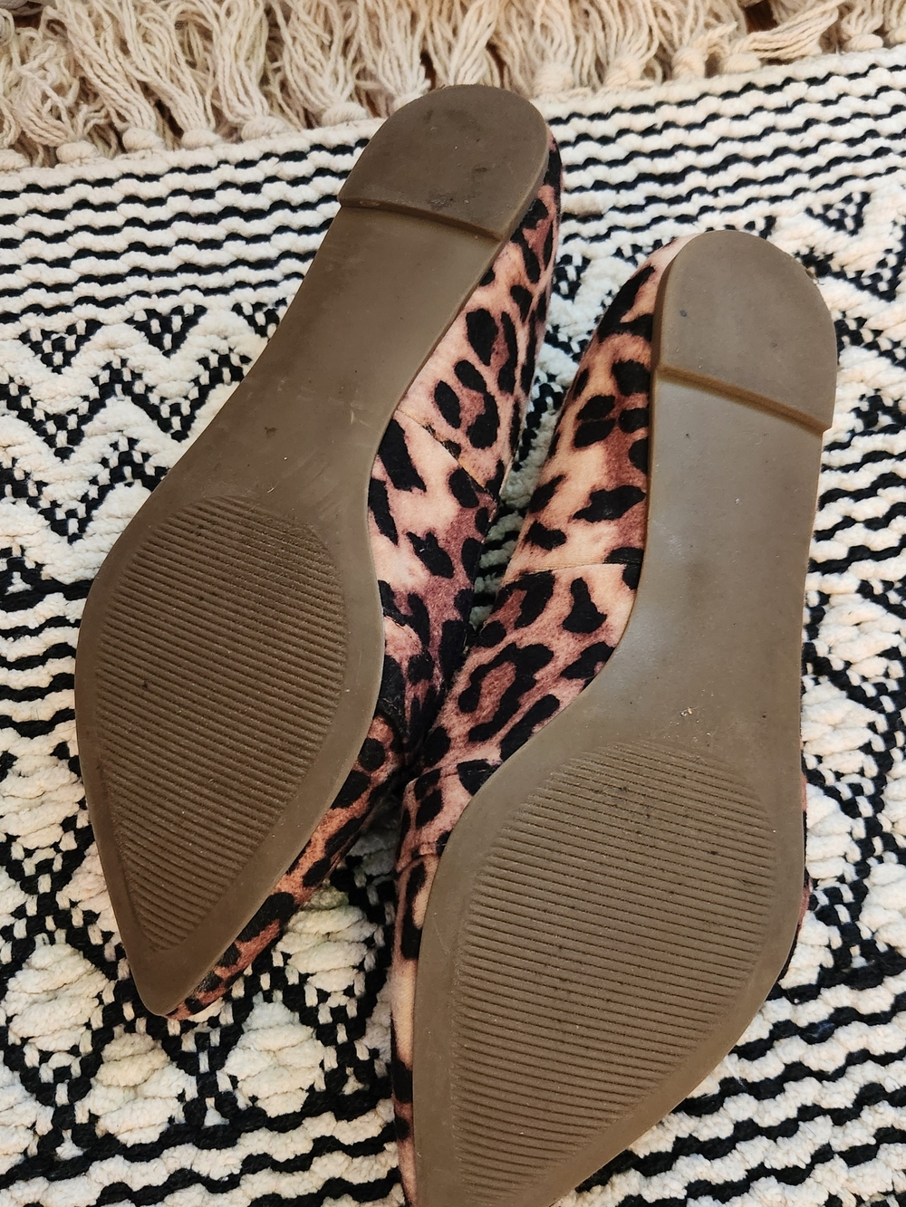 Steve Madden Leopard Print Pointed Loafers - Brown - Picture 2 of 4